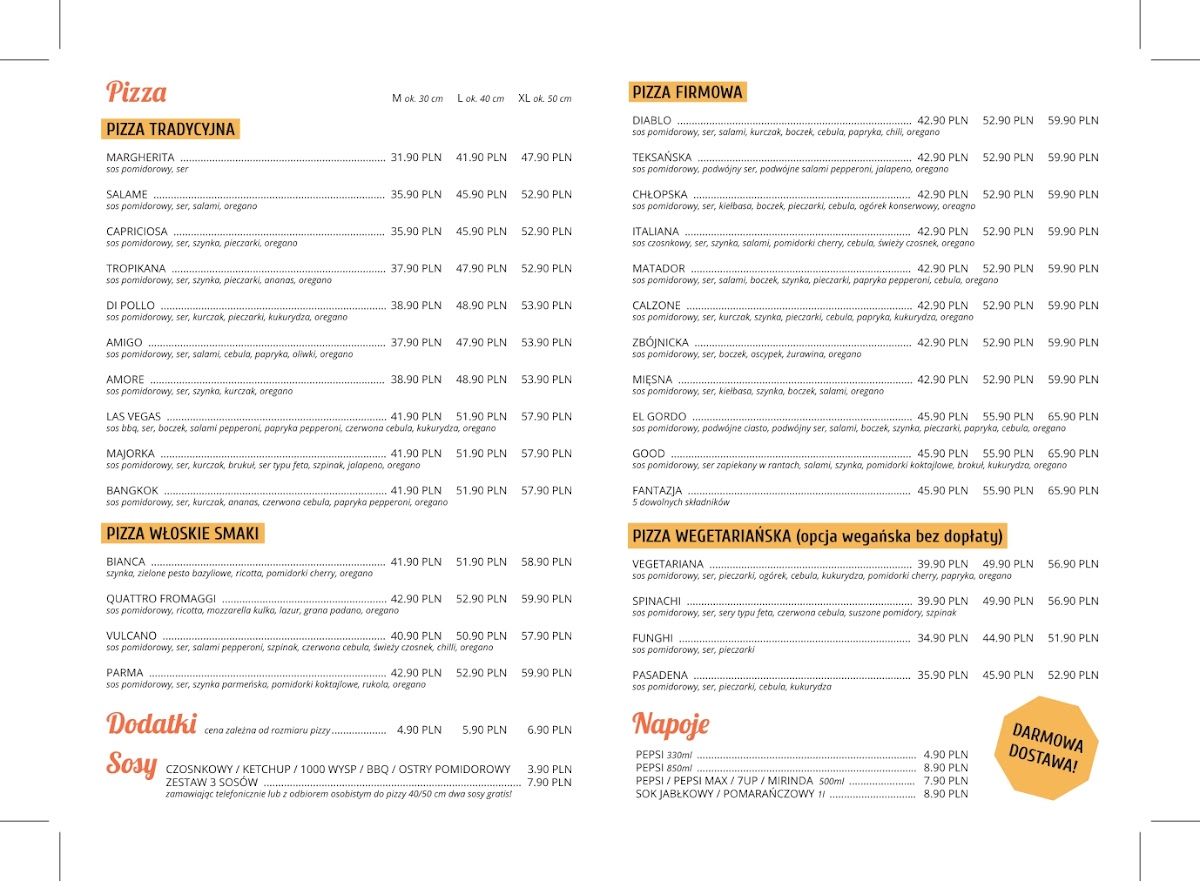 Menu Good Pizza Krakow Nowa Huta-2